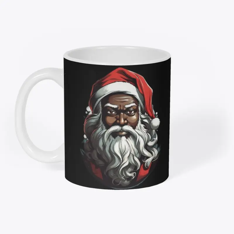 Retro Black Santa