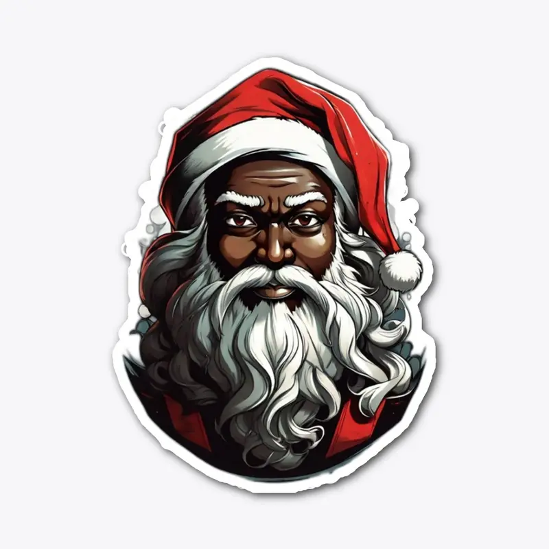 Retro Black Santa